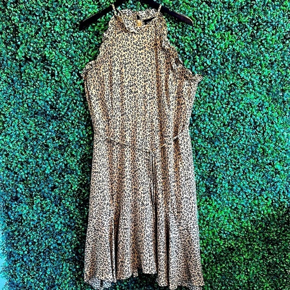 Who What Wear Cheetah Print Sleeveless Dress - Picture 2 of 12